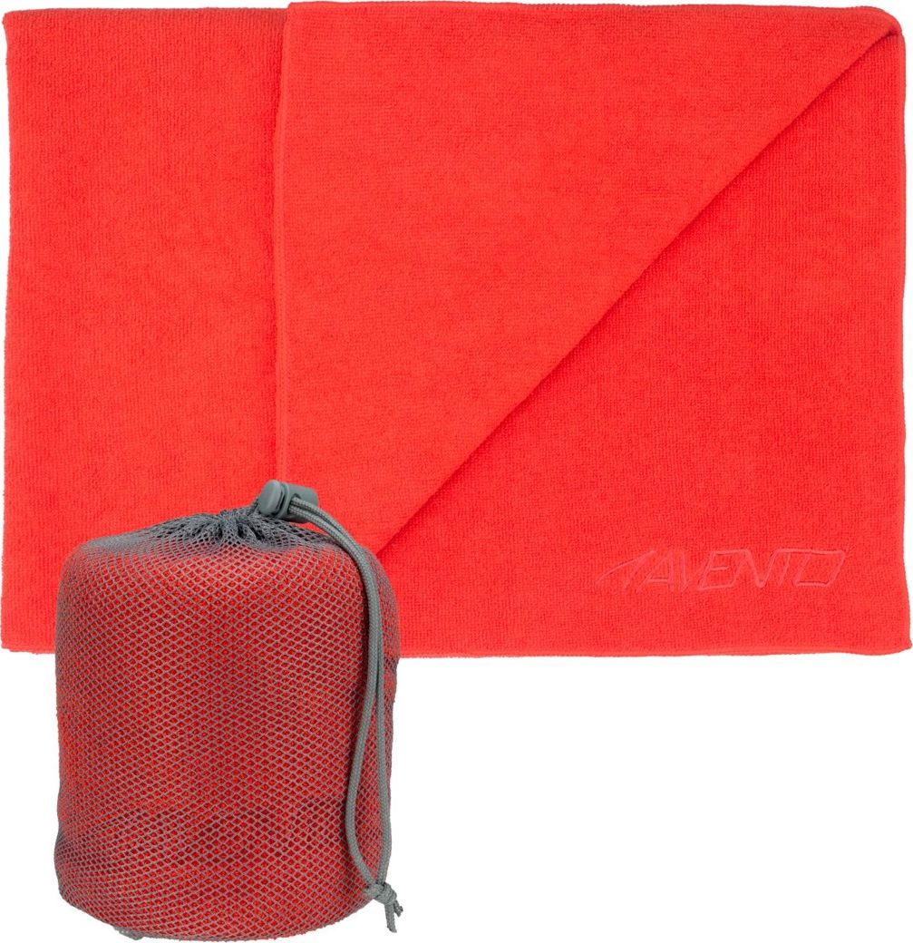 Avento Ręcznik szybkoschnący z mikrofibry na siłownię czerwony
