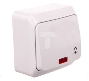 Schneider Electric Prima dzwonek z podświetleniem biały prima (WDE001015)