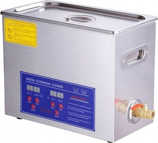 Wanna Techrebal DUŻA MYJKA WANNA ULTRADŹWIĘKOWA Z GRZAŁKĄ 6L 580W