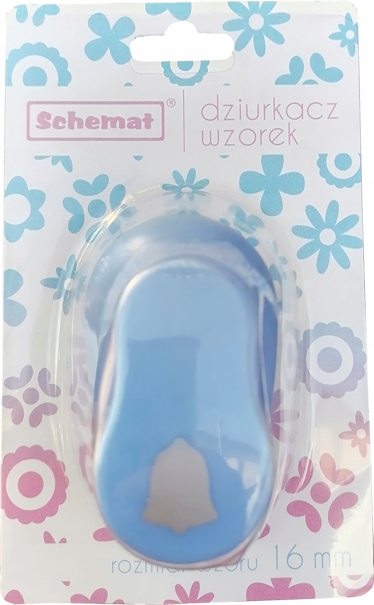 SCHEMAT Dziurkacz ozdobny 16mm dzwon MIX