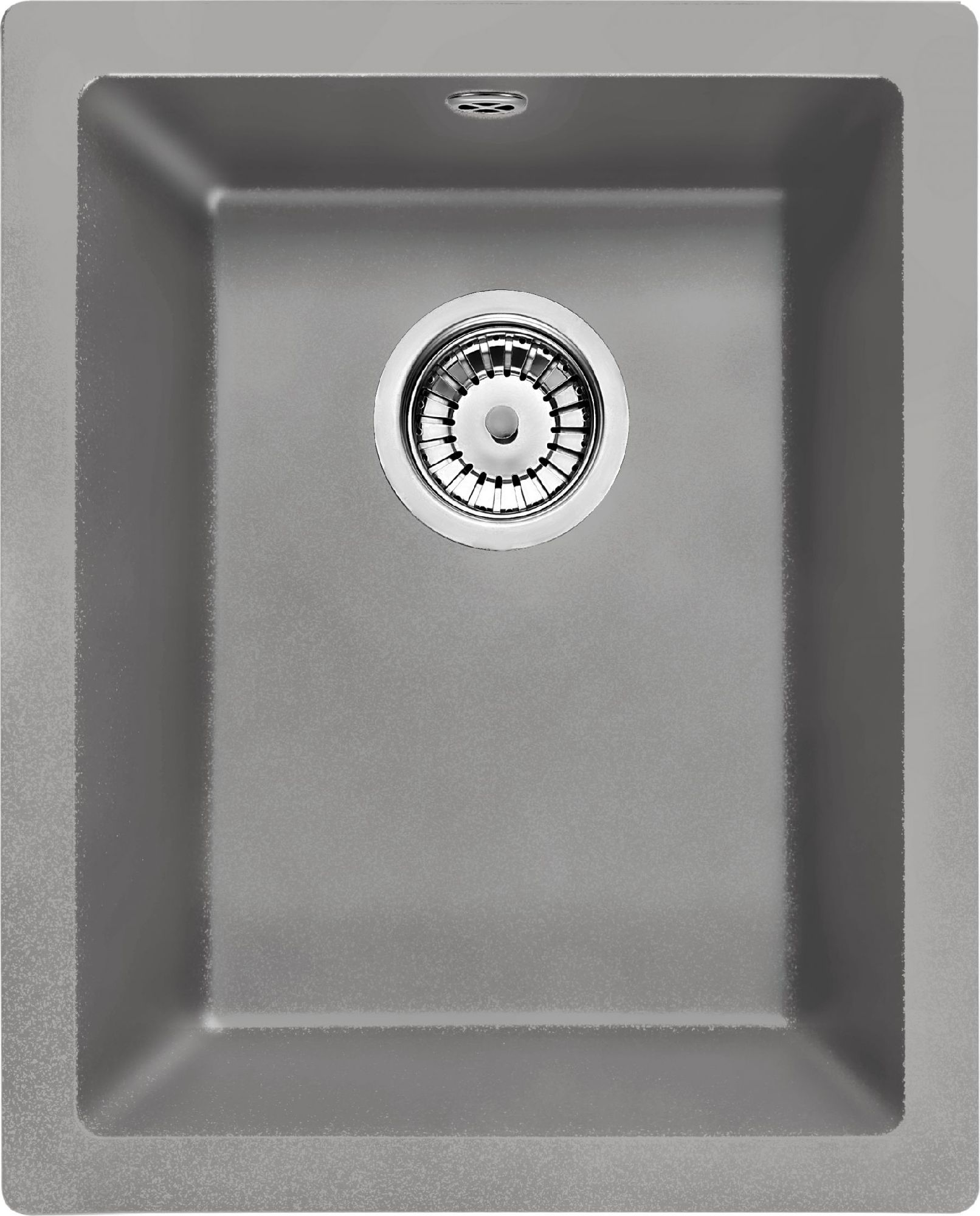 Zlewozmywak Deante 1-komorowy Corda podblatowy 38 x 46cm szary (ZQA_S10B)