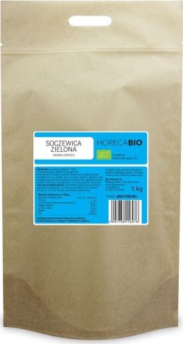 Horeca SOCZEWICA ZIELONA BIO 5 kg - HORECA (5907738156076) - 38554