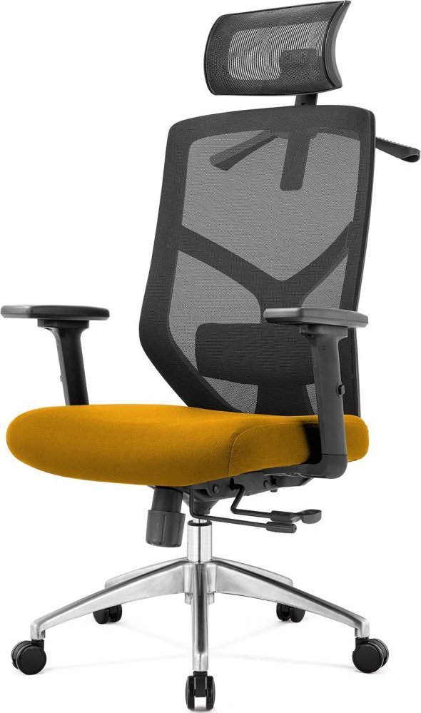 Krzesło biurowe Angel Rosa Czarno-pomarańczowe