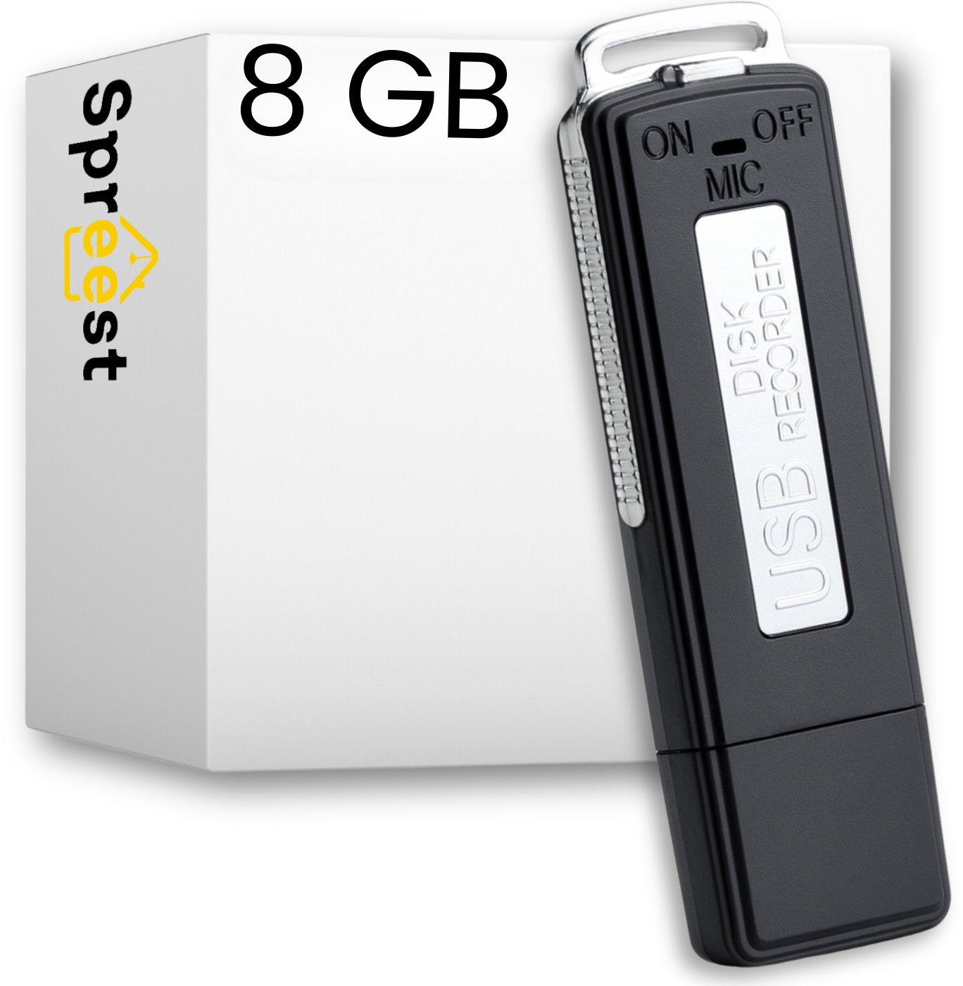 DYKTAFON SZPIEGOWSKI MINI PENDRIVE PODSŁUCH MAŁY USB KOMPUTEROWY DETEKCJA