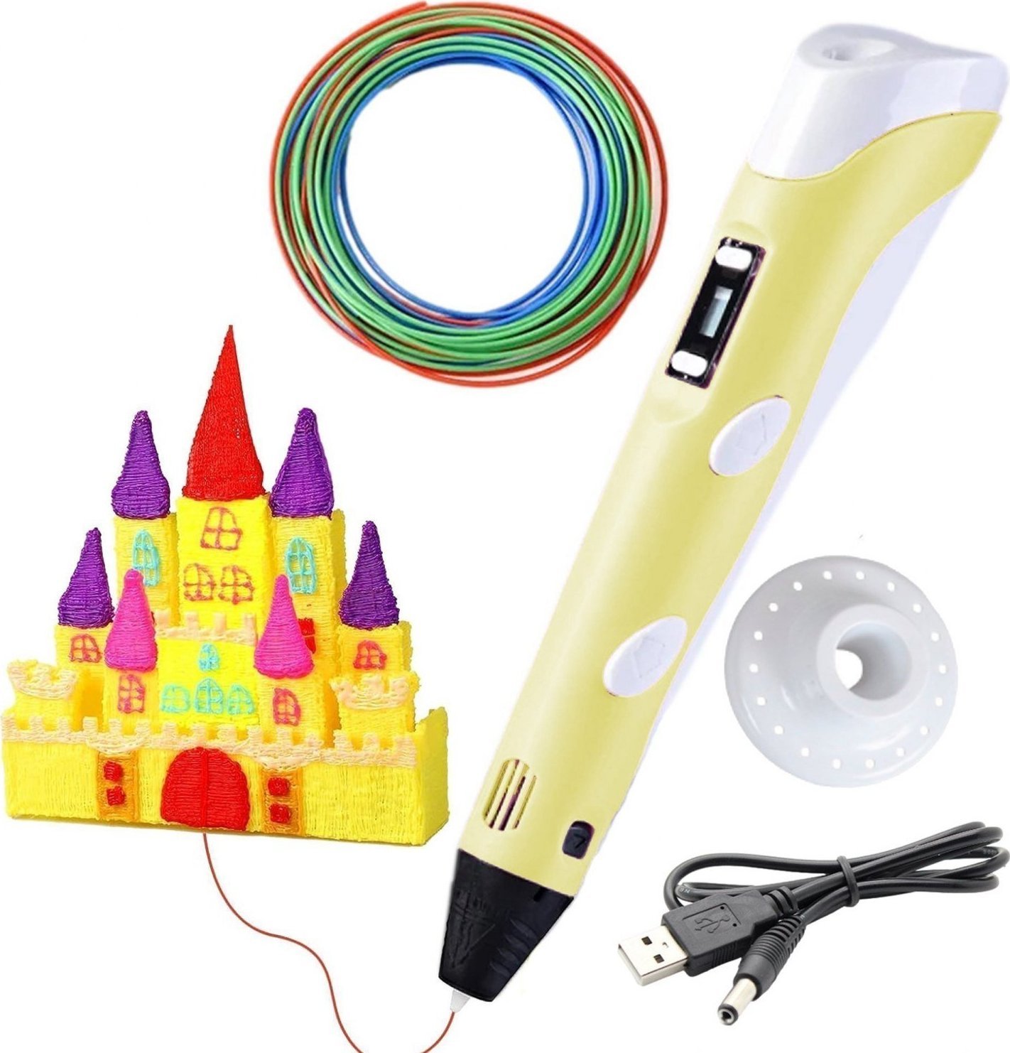 PrzydaSie Długopis Drukarka 3D Pen Zestaw Do Drukowania + Wkłady