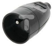 Jonex Gniazdo przenośne 16A 2P+Z 250V czarne GN-171