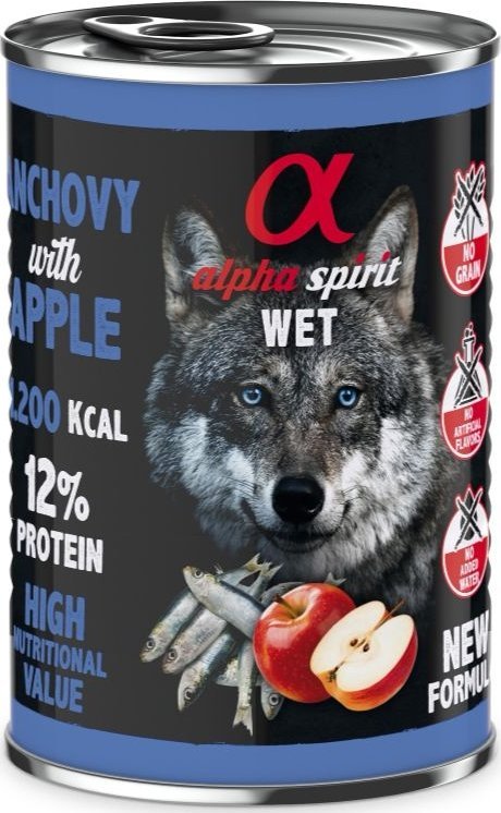 Alpha Spirit Anchois z jabłkiem 400g