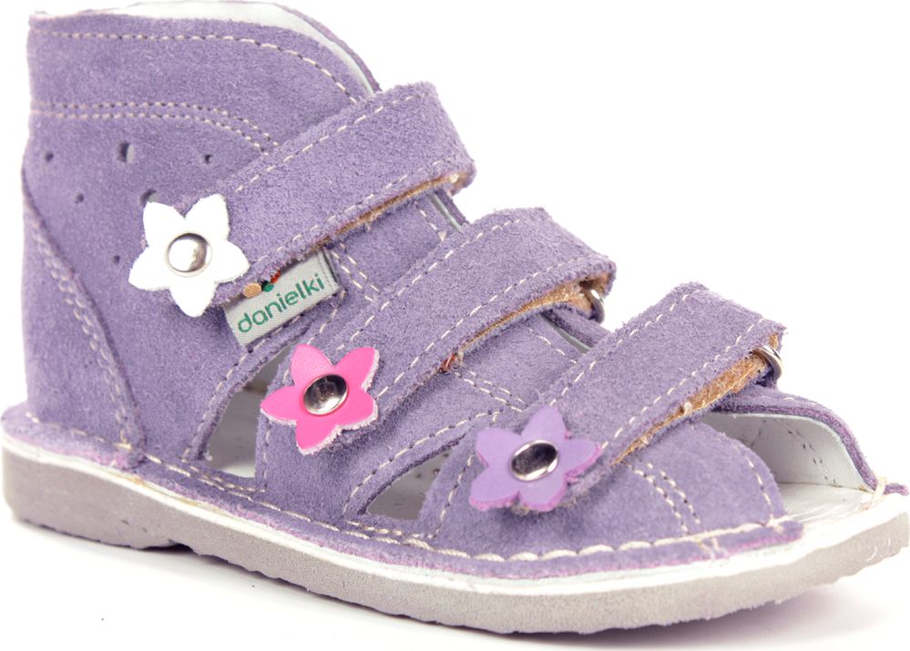 Danielki Obuwie dziewczęce Danielki S124 profilaktyczne wrzos 29