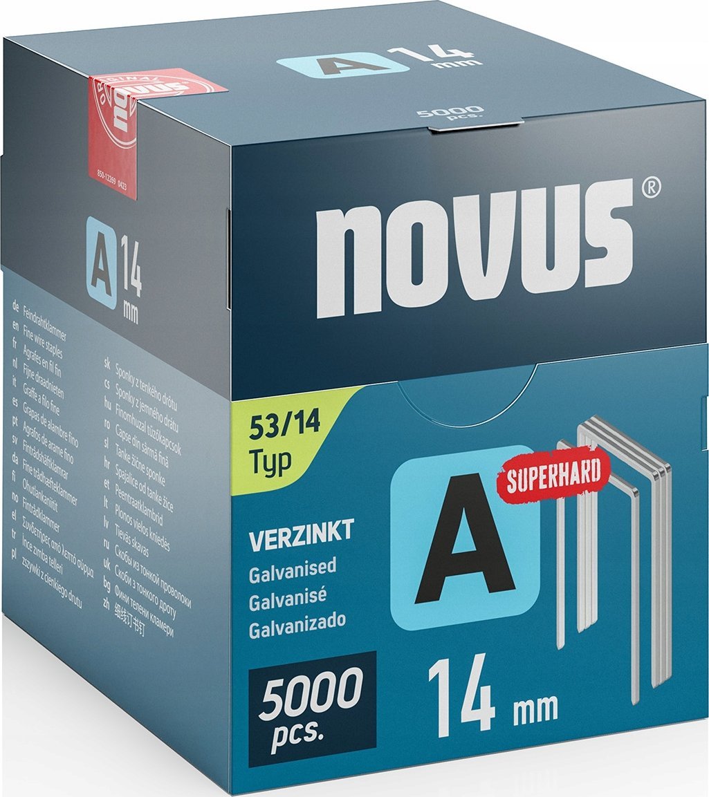 Novus Zszywki typ A 53/14 NOVUS super twarde [5000 szt.]