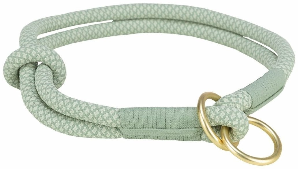 Obroże treningowe dla psów Trixie Soft Rope Kolor Zielony Mięta L/XL 55 cm