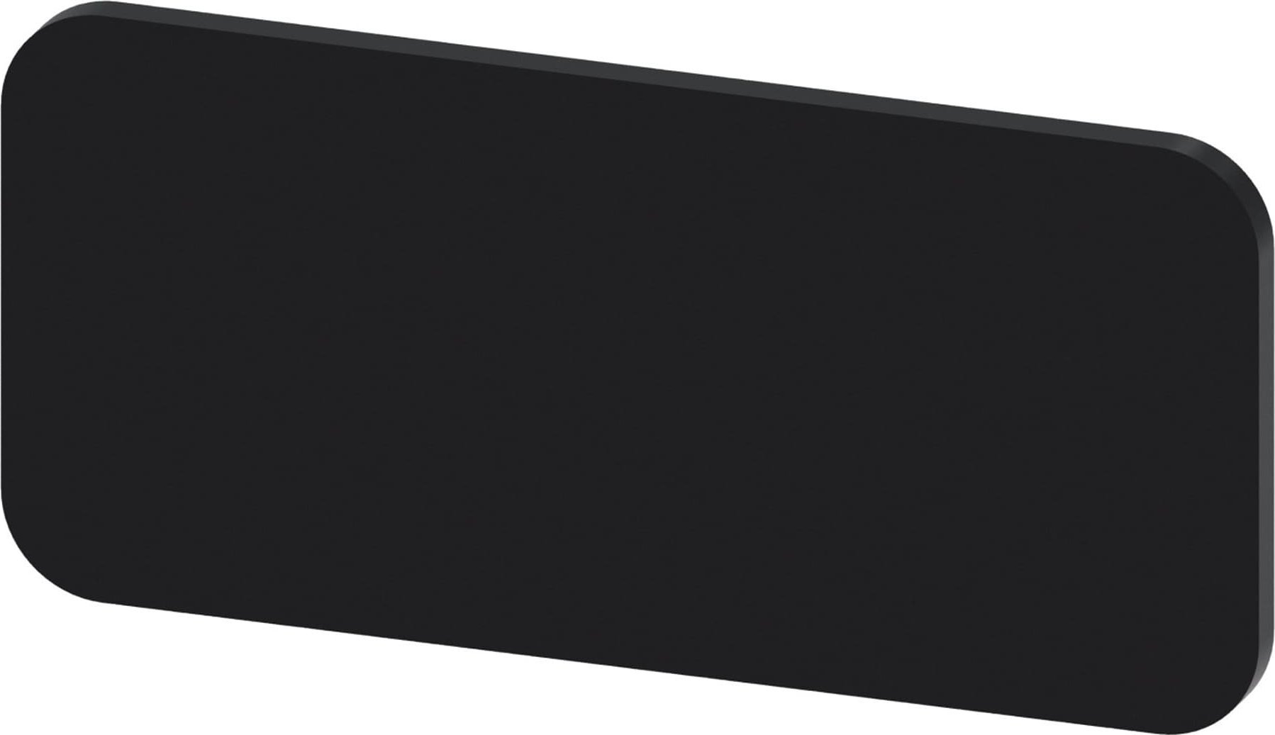 Siemens Etykieta wkładana lub samoprzylepna 12.5 x 27mm czarna białe litery bez inskrypcji do samodzielnego opisu 3SU1900-0AC16-0AA0