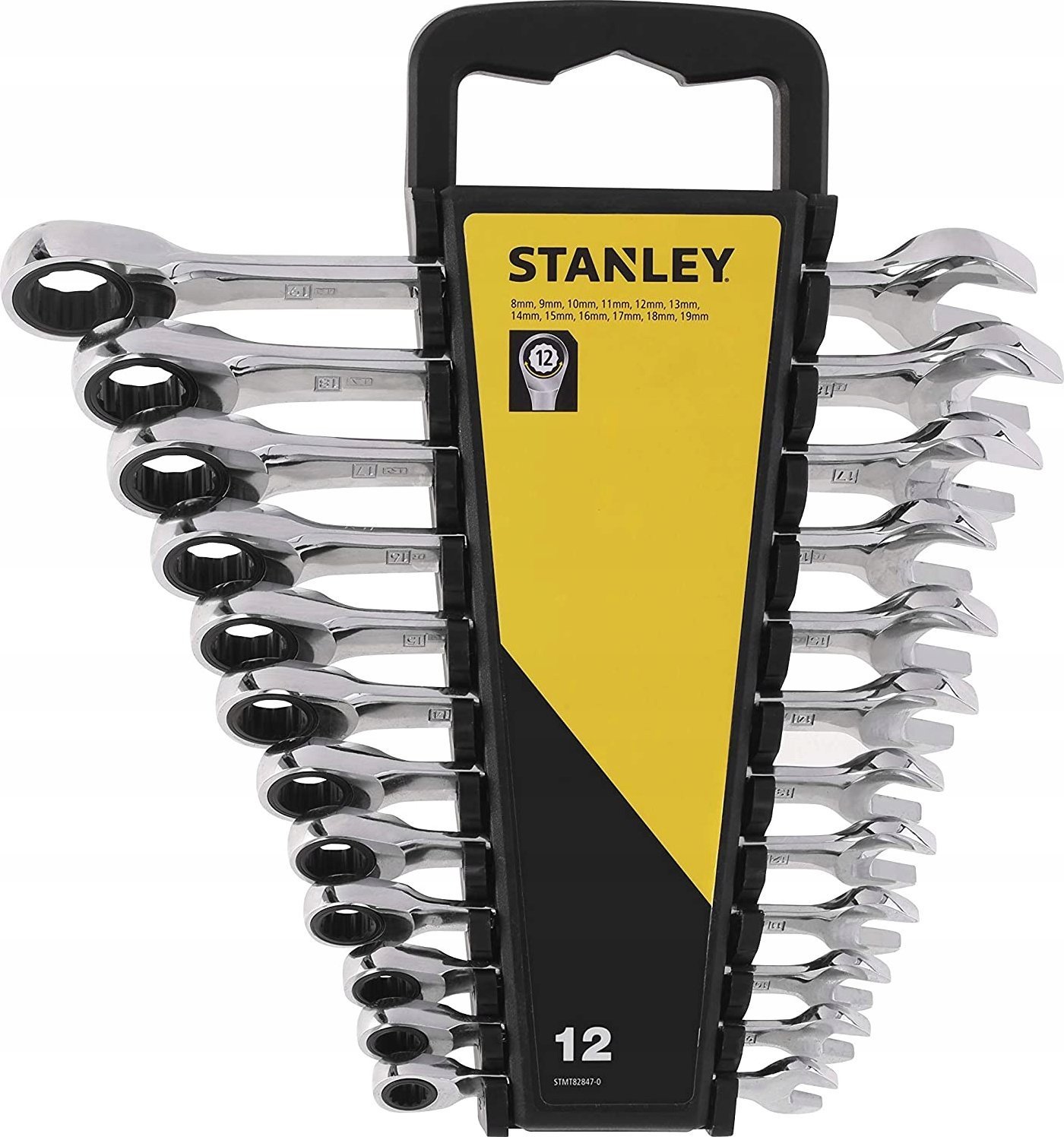 Stanley Klucze pł-ocz.z grzech.8-19mm 12szt