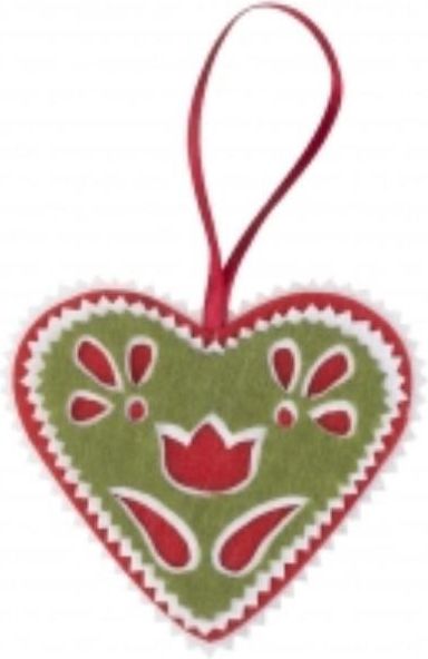 Easy Ozdoba z filcu Serce 3szt