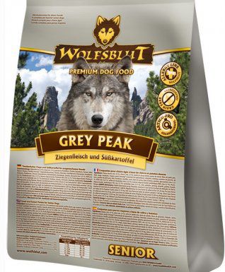 Wolfsblut Dog Grey Peak Senior - koza i bataty 2kg