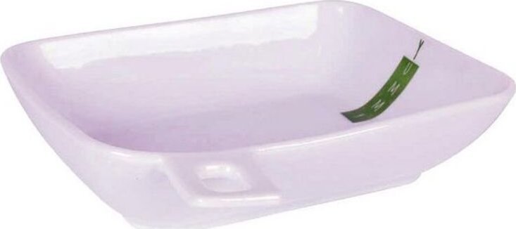 Bigbuy Cooking Talerz głęboki Yummy Kwadratowy Biały (23 cm)