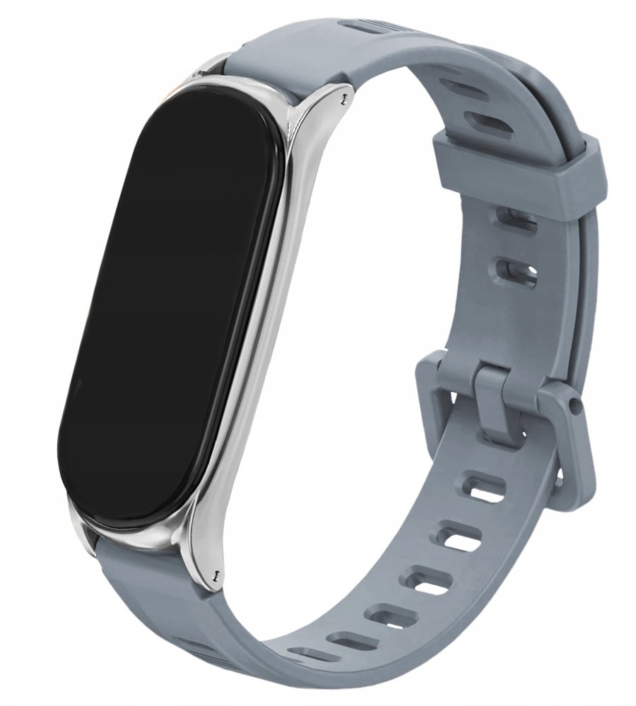 Opaska / pasek z ramką ChronSmarta do smartband'a Xiaomi Mi Band 7 (Szary)