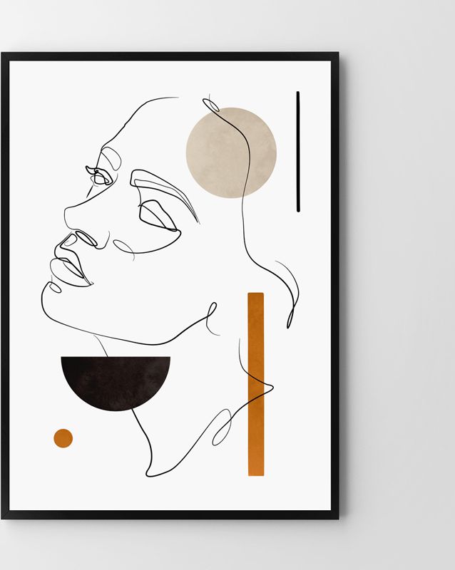 Hog Studio Plakat One Line (B2 (50x70cm))