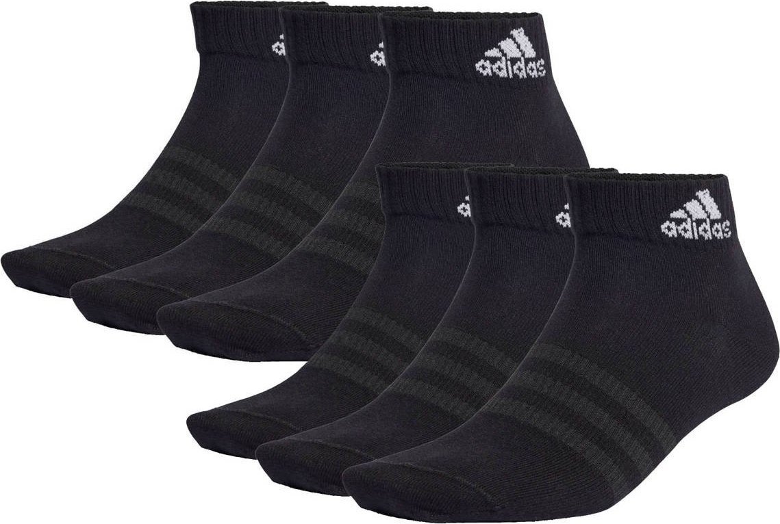 Adidas Skarpety ADIDAS Czarne THIN and LIGHT 6-pak M