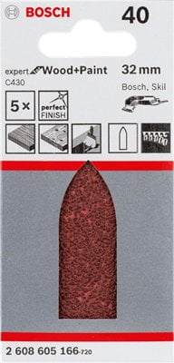 Bosch PAPIER ŚCIERNY JĘZYK C 430 32MM GR.120 BOSCH