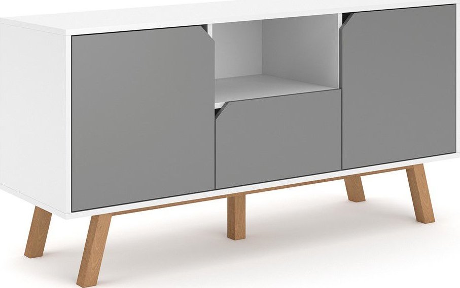 Hakano Szafka RTV Creo biały Hakano