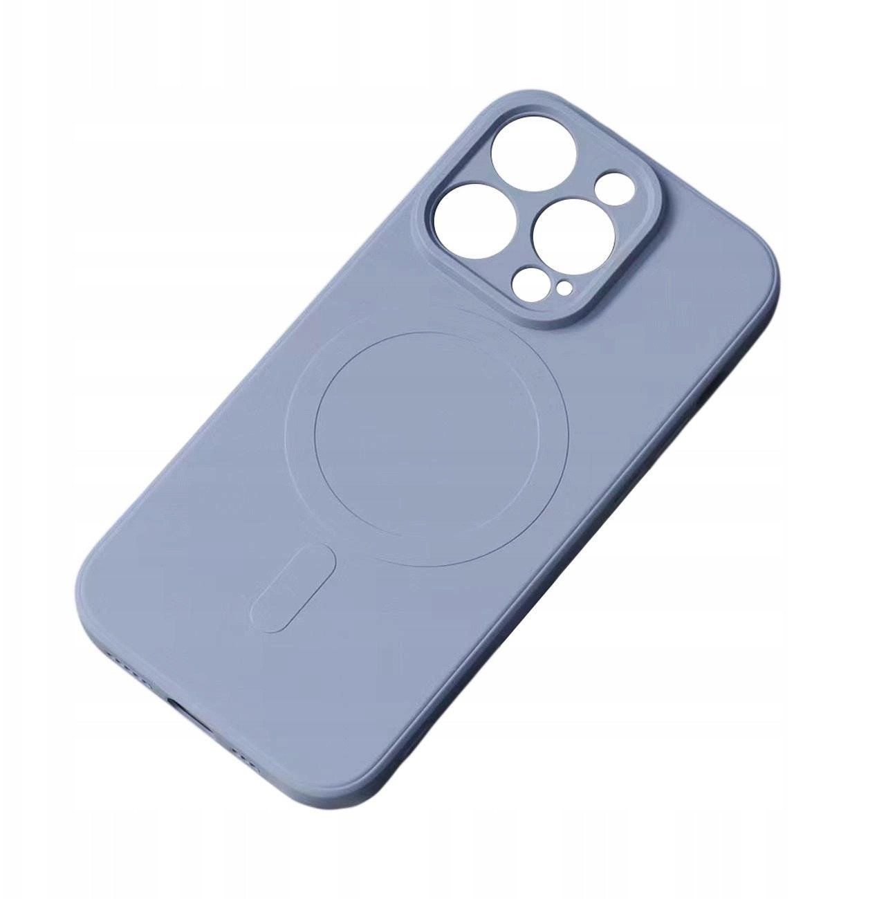 Etui Silicone Case z MagSafe na Samsung Galaxy A36 5G - szare