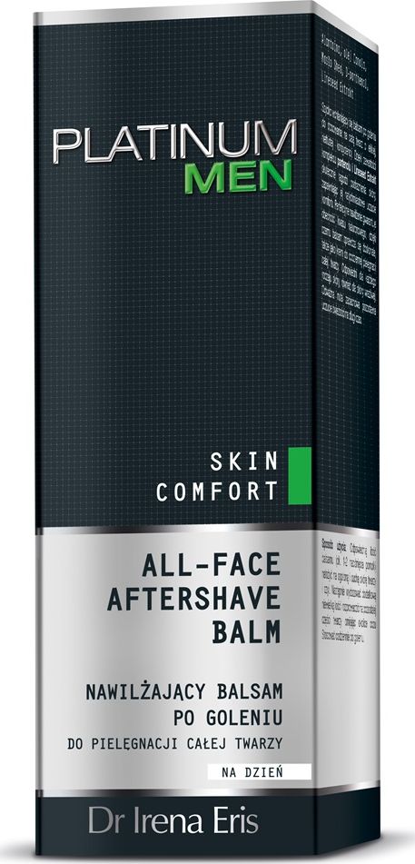 Dr Irena Eris DR IRENA ERIS_Platinum Men Skin Comfort Aftershave Balm balsam po goleniu Nawilżający 50ml