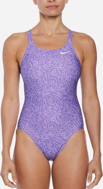 Nike Kostium kąpielowy NIKE Hydrastrong Multi Print NESSD011 582