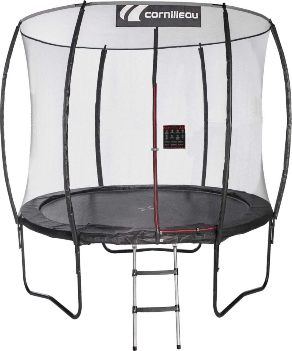 Trampolina ogrodowa Cornilleau SpringCare z siatką wewnętrzną 8 FT 244 cm