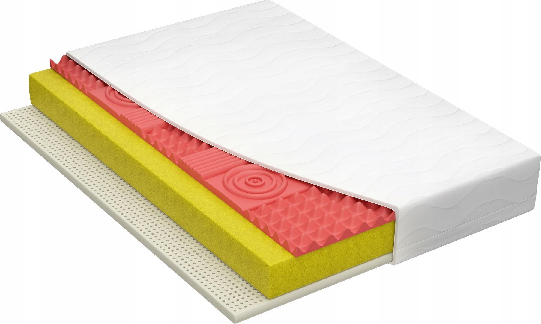 YRKE Materac piankowy BRUKSELA H2/H3 YRKE 120x160 cm