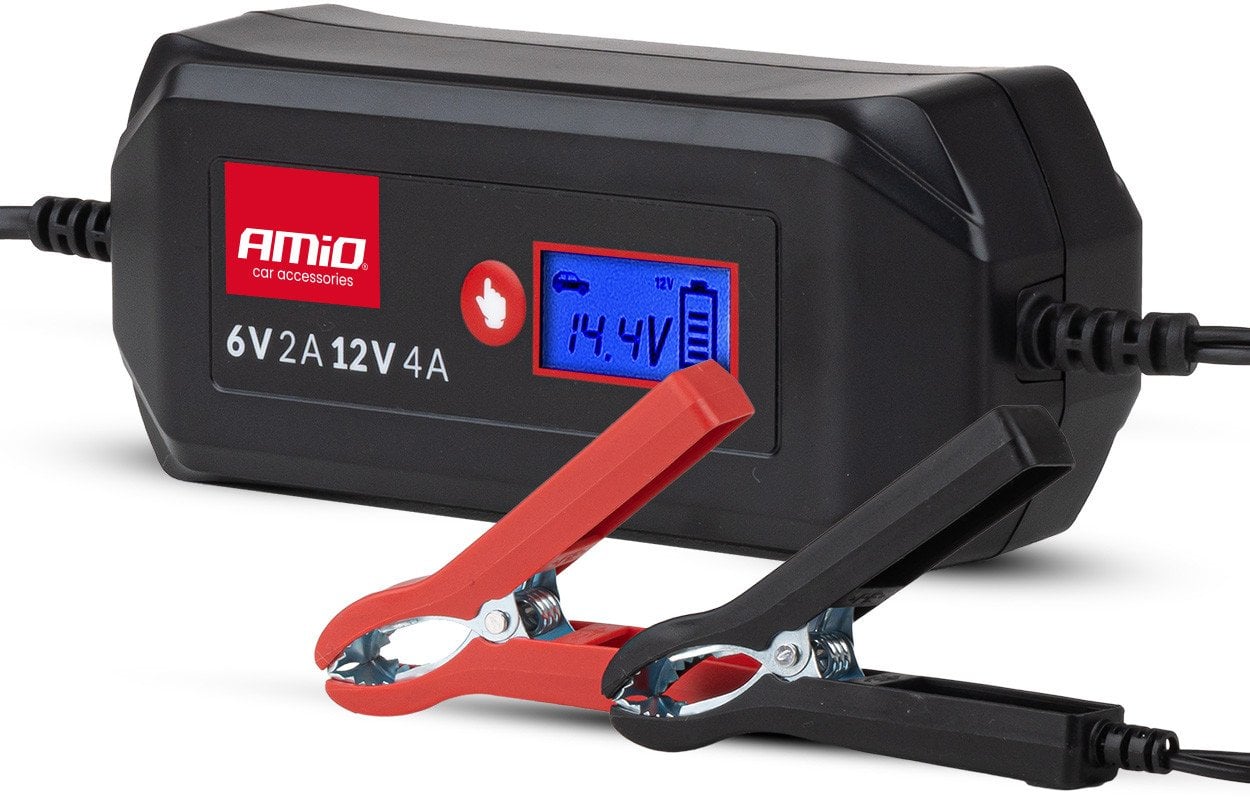 Prostownik cyfrowy std gel agm wet max 4a 6v 12v amio-04523