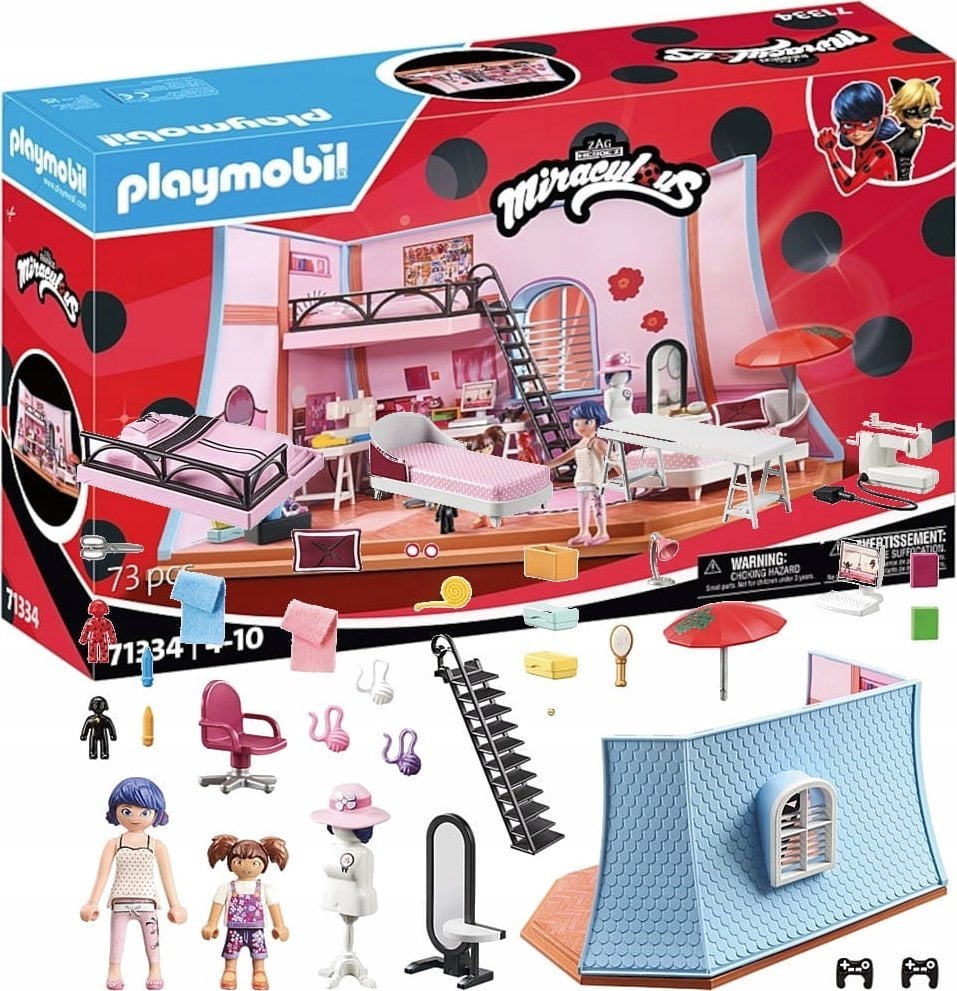 Playmobil Playmobil Miraculous 71334 Poddasze Marinette