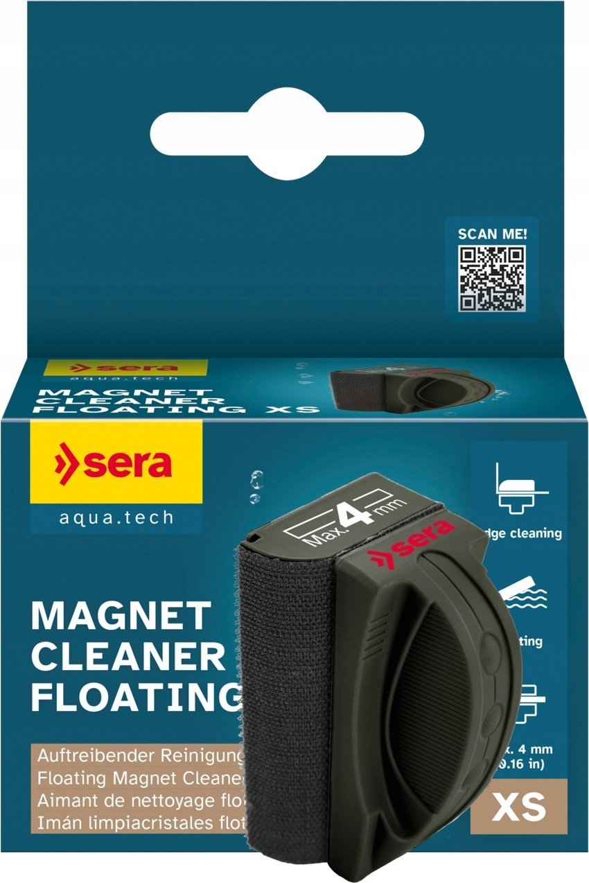 Sera Czyścik magnetyczny Szkło Pływające 6 mm