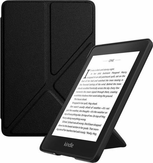 Pokrowiec Alogy Origami Kindle Paperwhite 4 Czarny połysk