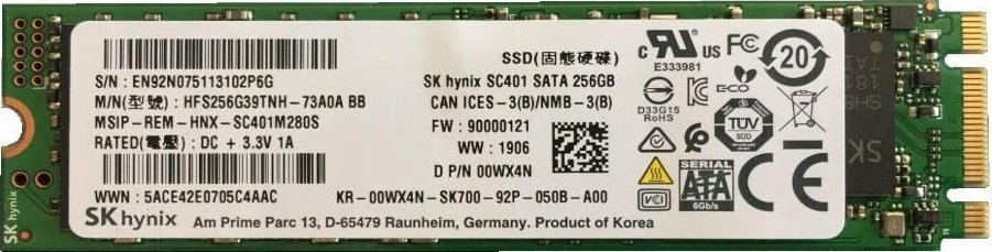 Dell SSD 256GB S3 2280