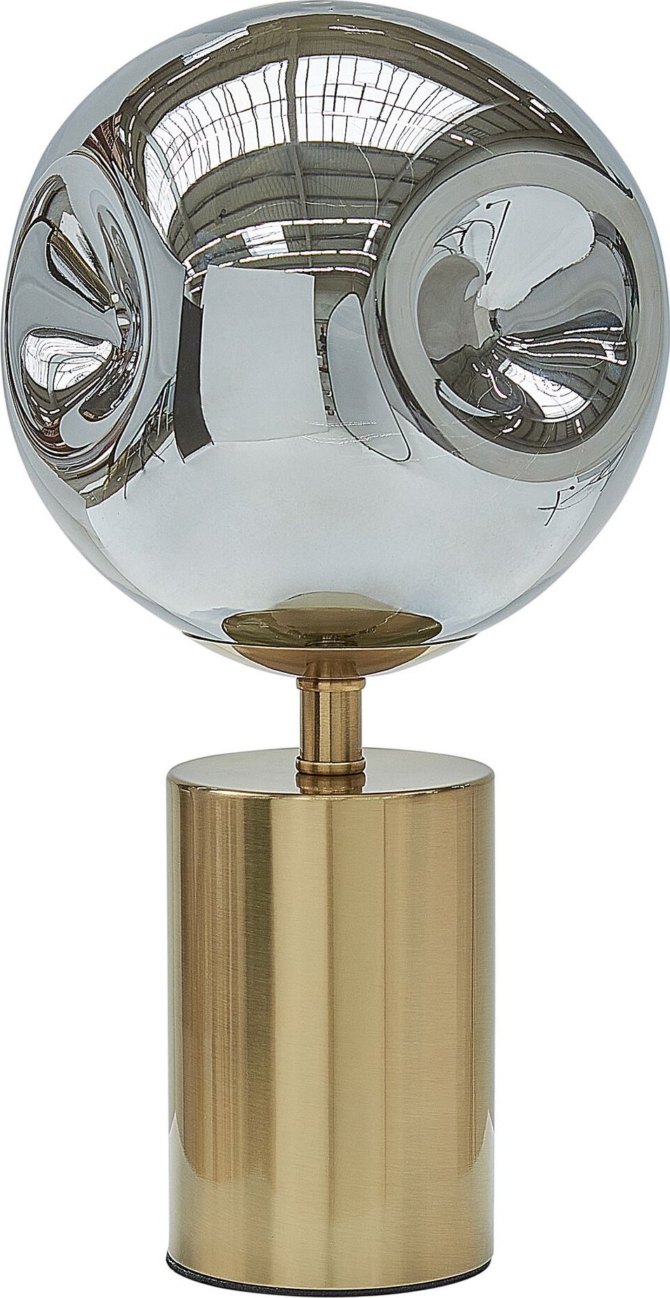 Lampa stołowa Beliani Lampa stołowa metalowa mosiężna BOYD