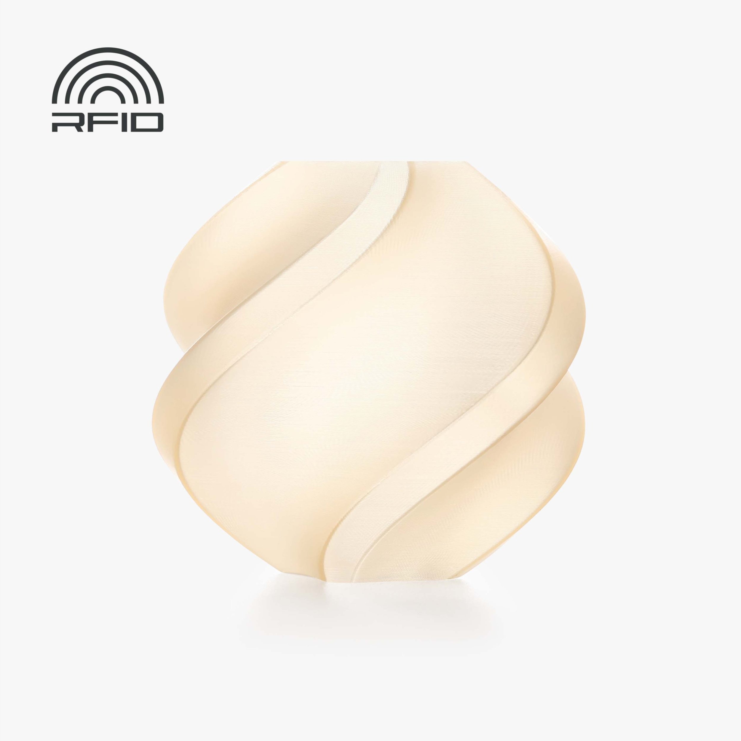 Filament Bambu Lab PLA Translucent 1,75mm 1kg - w zestawie z wielorazową szpulą - Mellow Yellow}