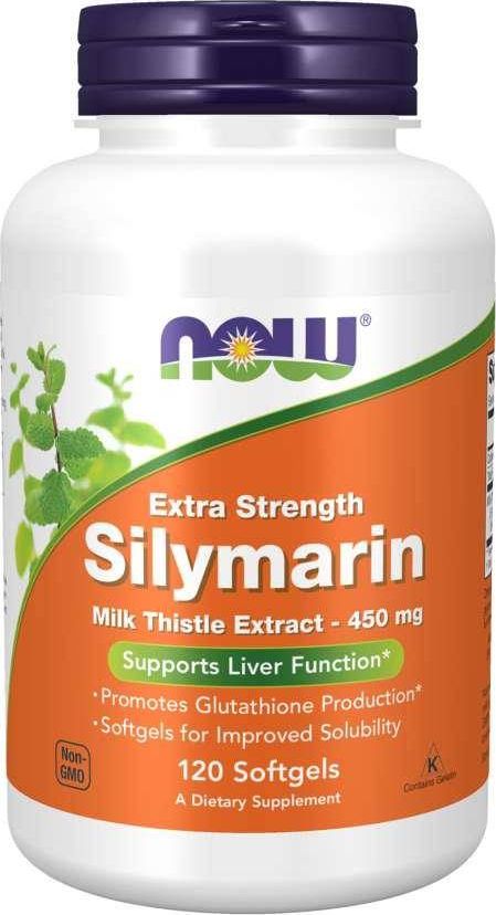 NOW Foods NOW Foods Silymarin Milk Thistle 450mg 120 kaps.