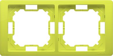 Kontakt-Simon Ramka Basic Neos podwójna limonkowy (BMRC2/036)