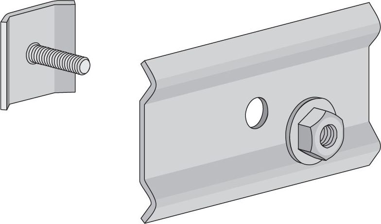 INTERFLEX Uchwyt śrubowy do korytek bok 60 i 110 mm ULR06Z3, INTERFLEX, FLXV-ULR06Z300000.