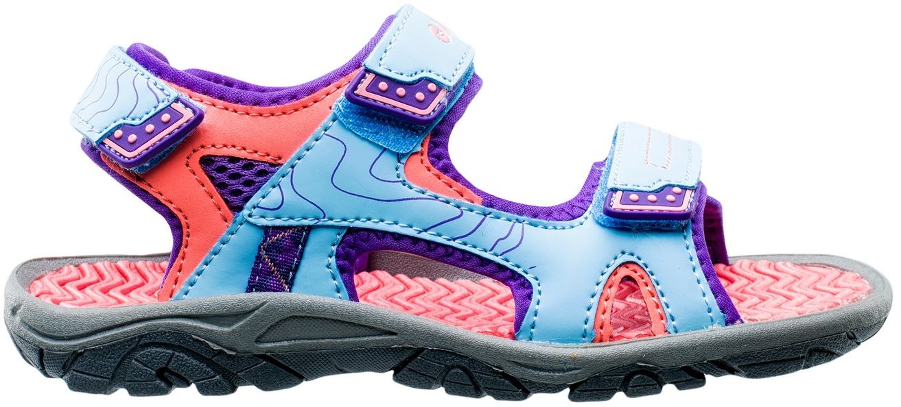 Hi-Tec Sandały dziecięce Menar JRG SKY niebiesko-fioletowo-różowe r. 31