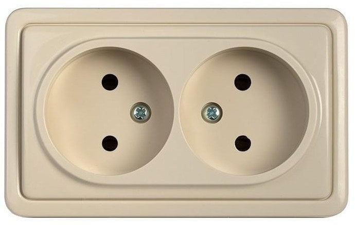 SURFACE MOUNTED SOCKET WITHOUT EARTH