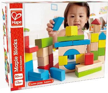 Hape Zestaw kolorowych klocków - HAPE 0409