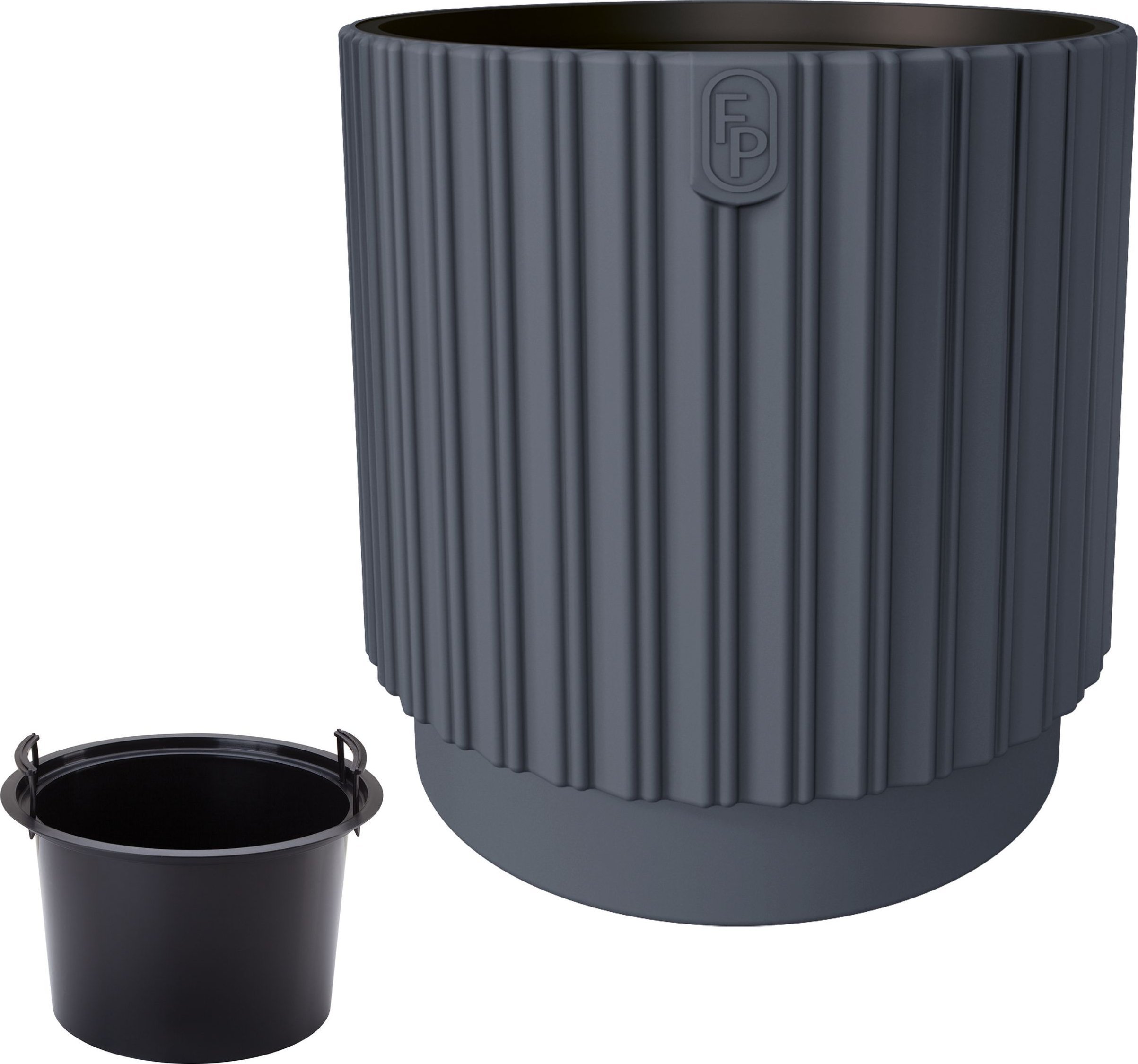 Form-Plastic Doniczka okrągła Mika Cyli 40 z wkładem Donica + wkład