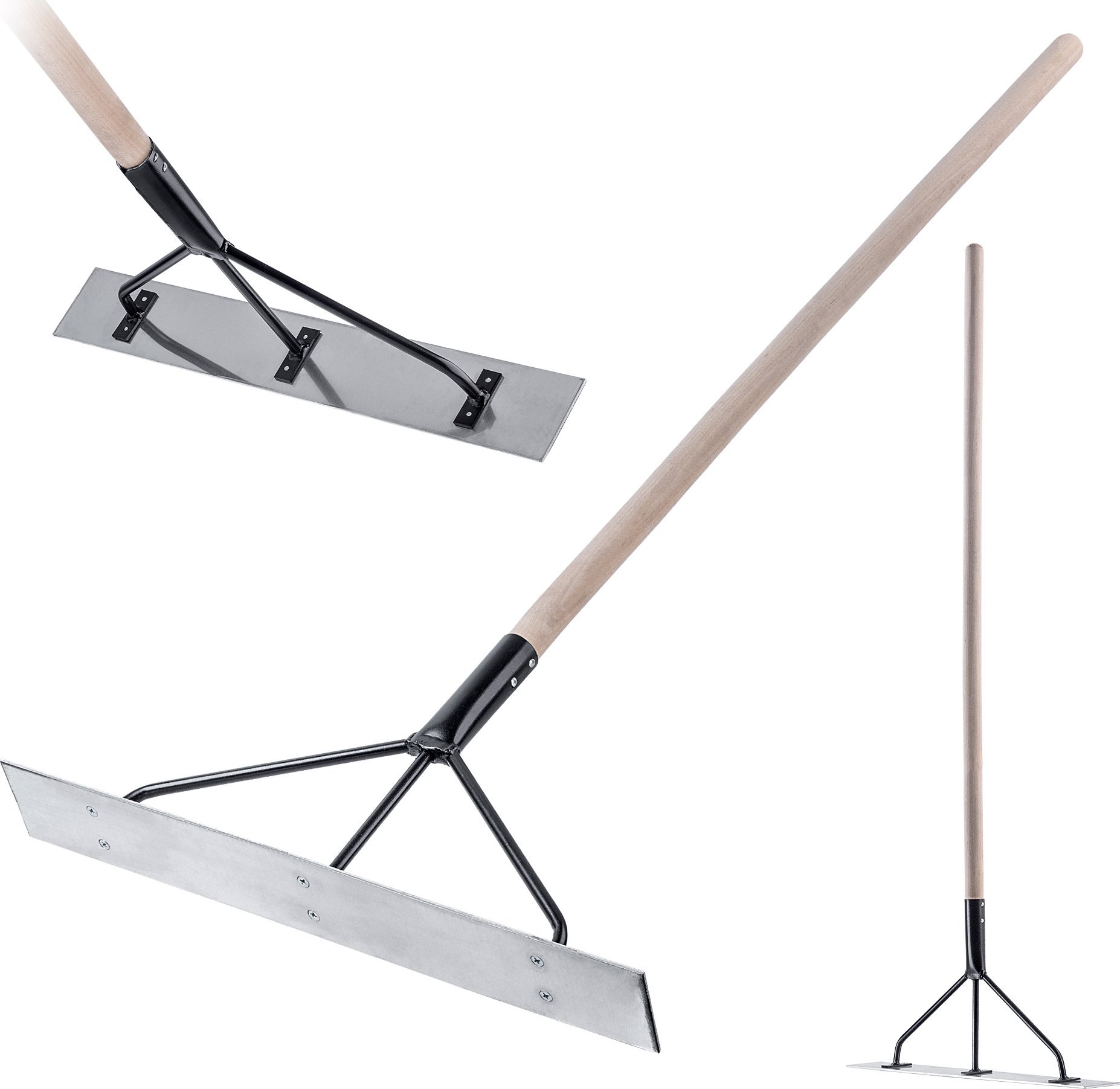 Kadax KADAX Listwa Packa Zgarniająca 625x90mm Do Betonu Wylewek Rozprowadzająca Trzonek