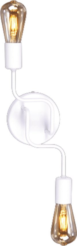 Kinkiet Kaja Lampa ścienna Peka K-4045 industrialna sticks biała