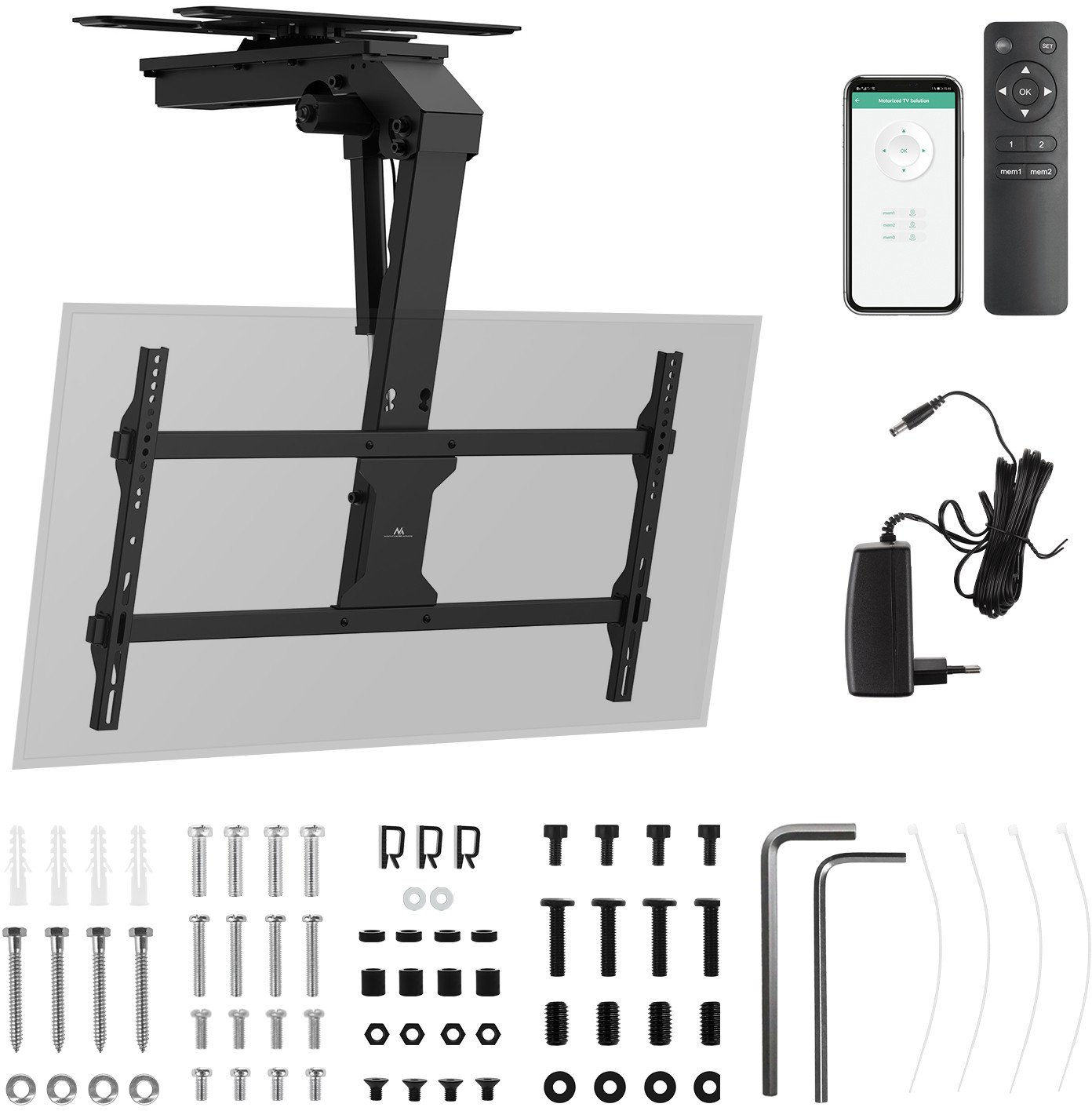 Uchwyt do TV elektryczny sufitowy 43-86" MC-109 T