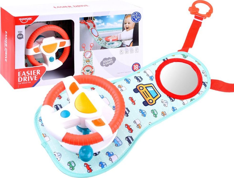 Jokomisiada Kierownica do samochodu dla dzieci melodie ZA3415