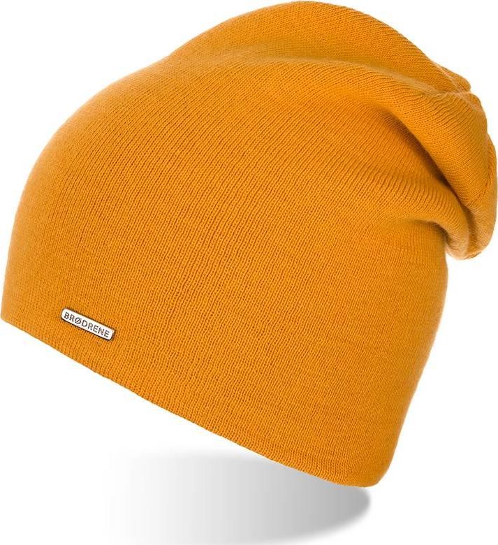 Brdrene Czapka zimowa smerfetka Brodrene CZ20 żółta