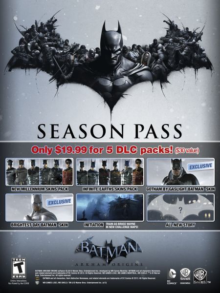 Batman: Arkham Origins - Season Pass PC, wersja cyfrowa