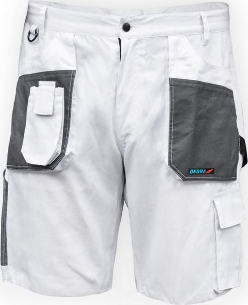 Dedra szorty ochronne XXL/58, białe, gramatura 190g/m2 (BH4ST-XXL)